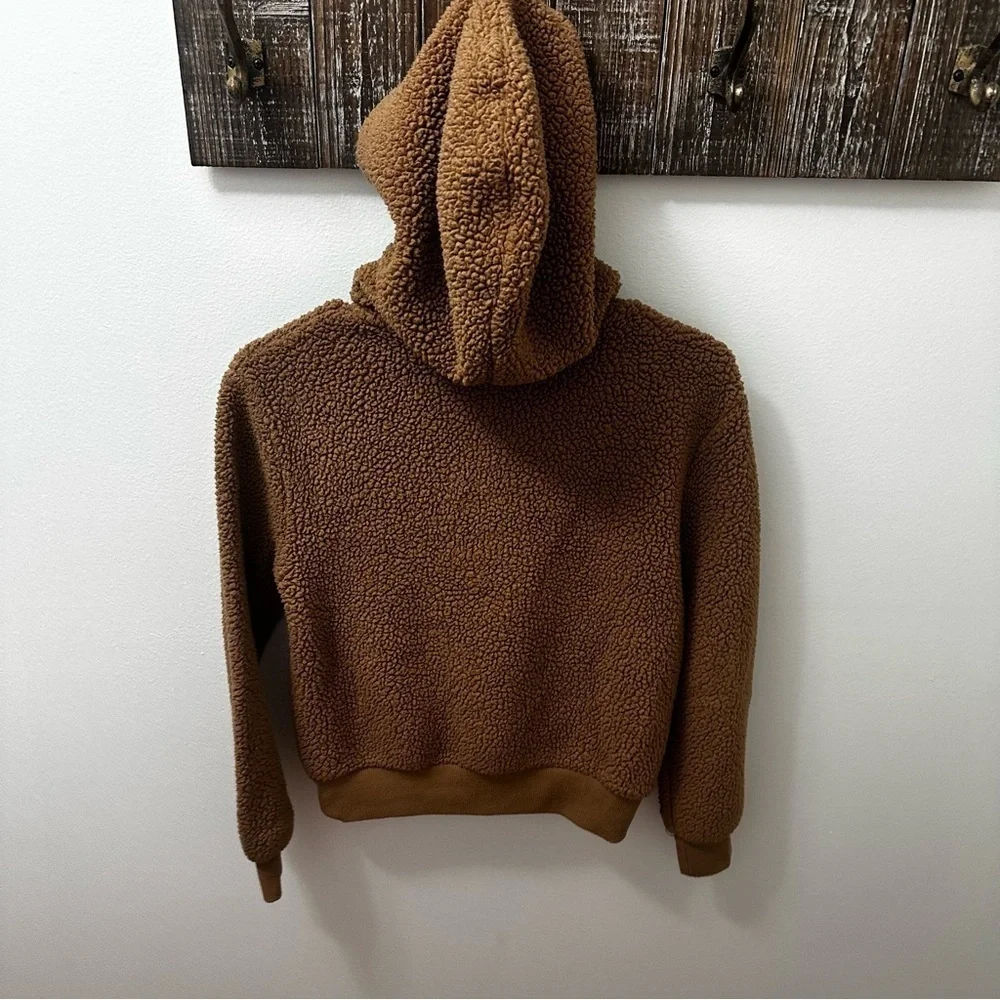 Stillwater Supply Co  Brown Sherpa Sweater youth size 12